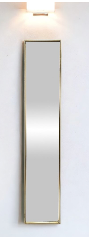 Alison Large Bevelled Gold Mirror 151.5x59.5cm by MacQuillan