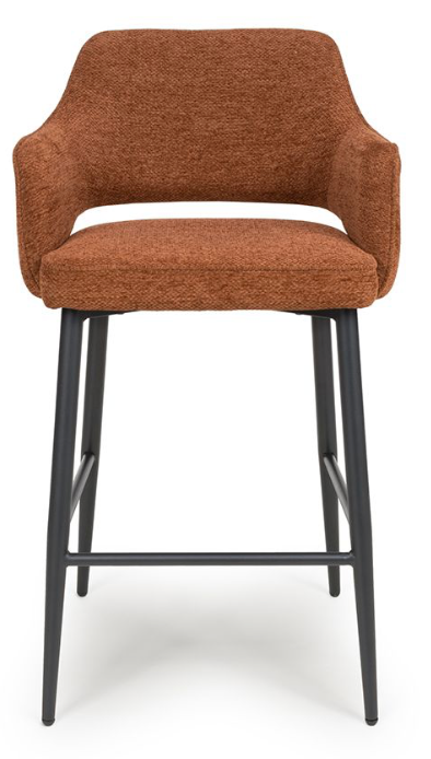 Tandy Seating Collection - Chairs, Counter & Bar stool Black Leg/Choice Of 5 Colours.
