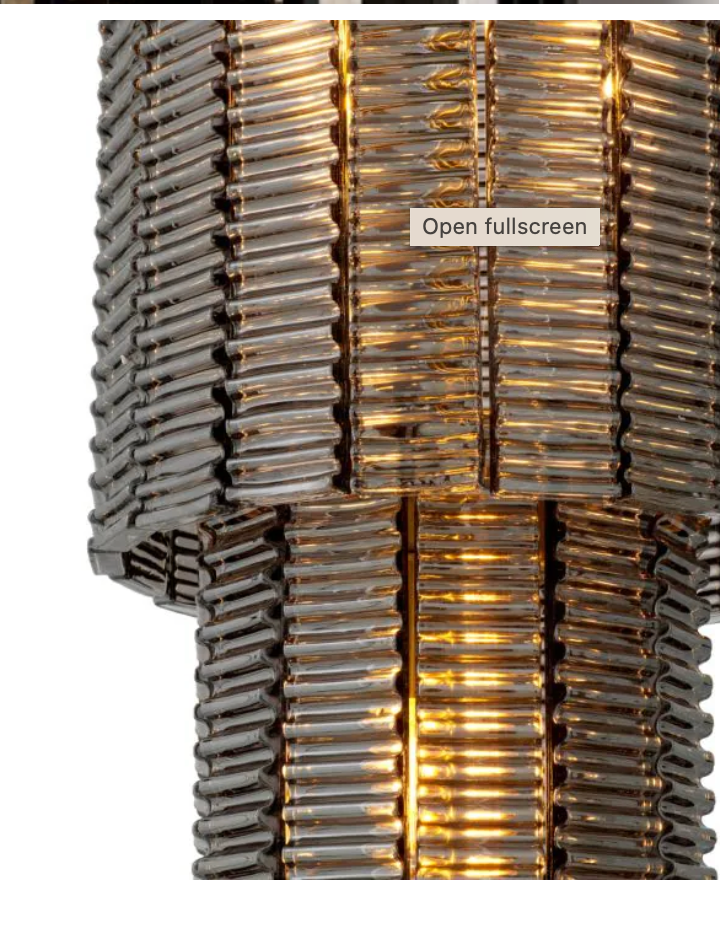 Chandelier Imperial S Brushed brass finish by Eichholtz