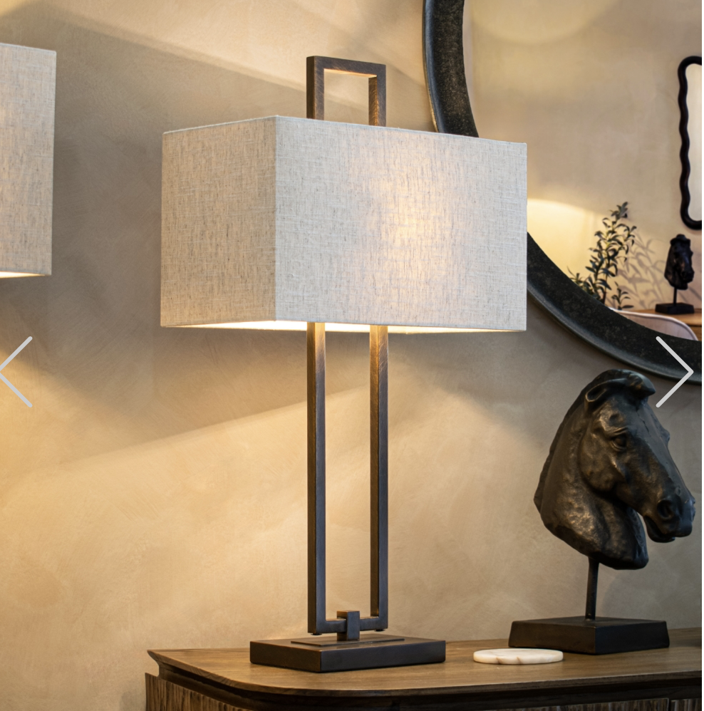 Danby Table Lamp with shade by RV Astley reduced by RVA