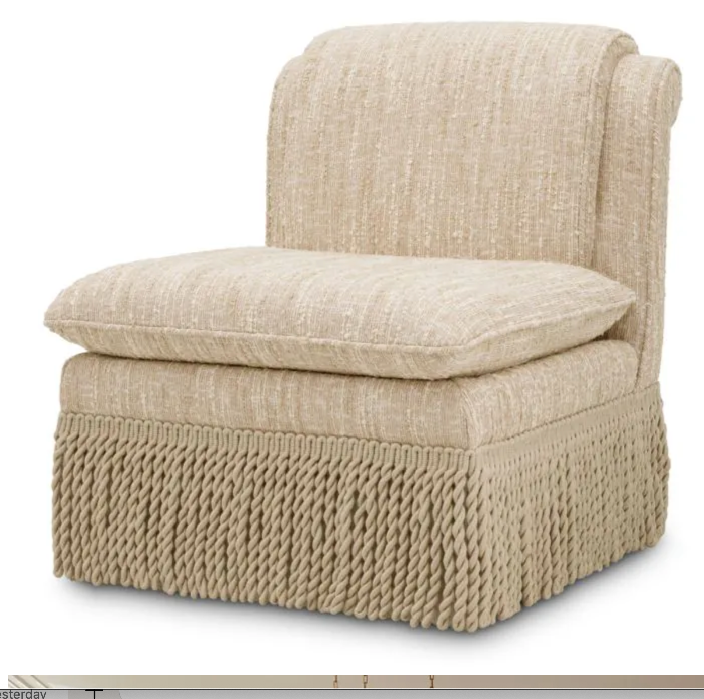 Chair Fairburn Bouclé sonata cream by Eichholtz by Eichholtz