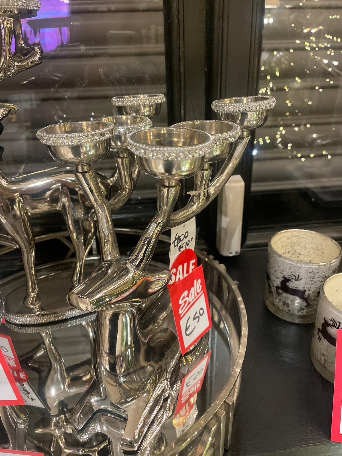 Seated nickel reindeer candle holder reduced clearance
