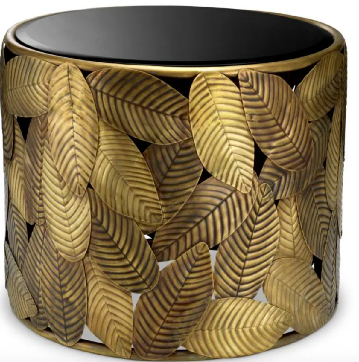 Side Table Botanico in Vintage brass finish by Eichholtz