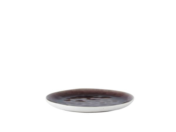 Stoneware Plate. Grey 27 cm