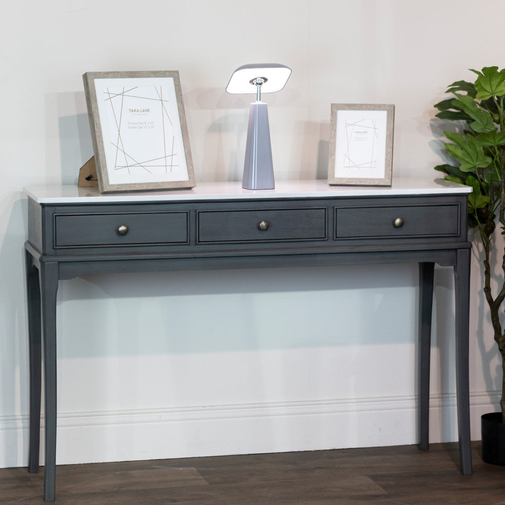 Marilyn Dressing  console table with marble top  Nett Price Limited stock
