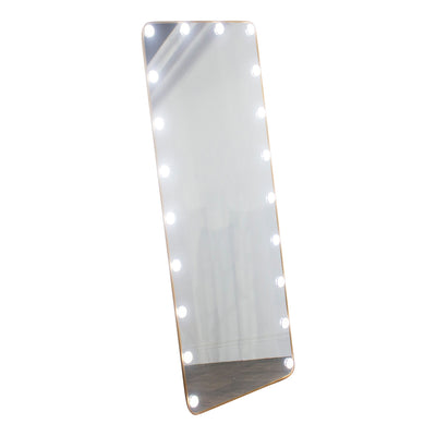 Led Modena Cheval  bulb mirror  gold trim 160 x 50 cm SALE offer .