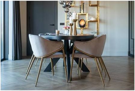 Walsh Black Oval X-Large Dining Table