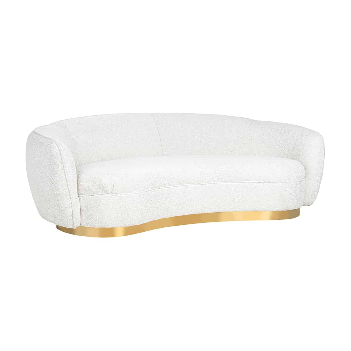 Wayne Sofa in white boucle