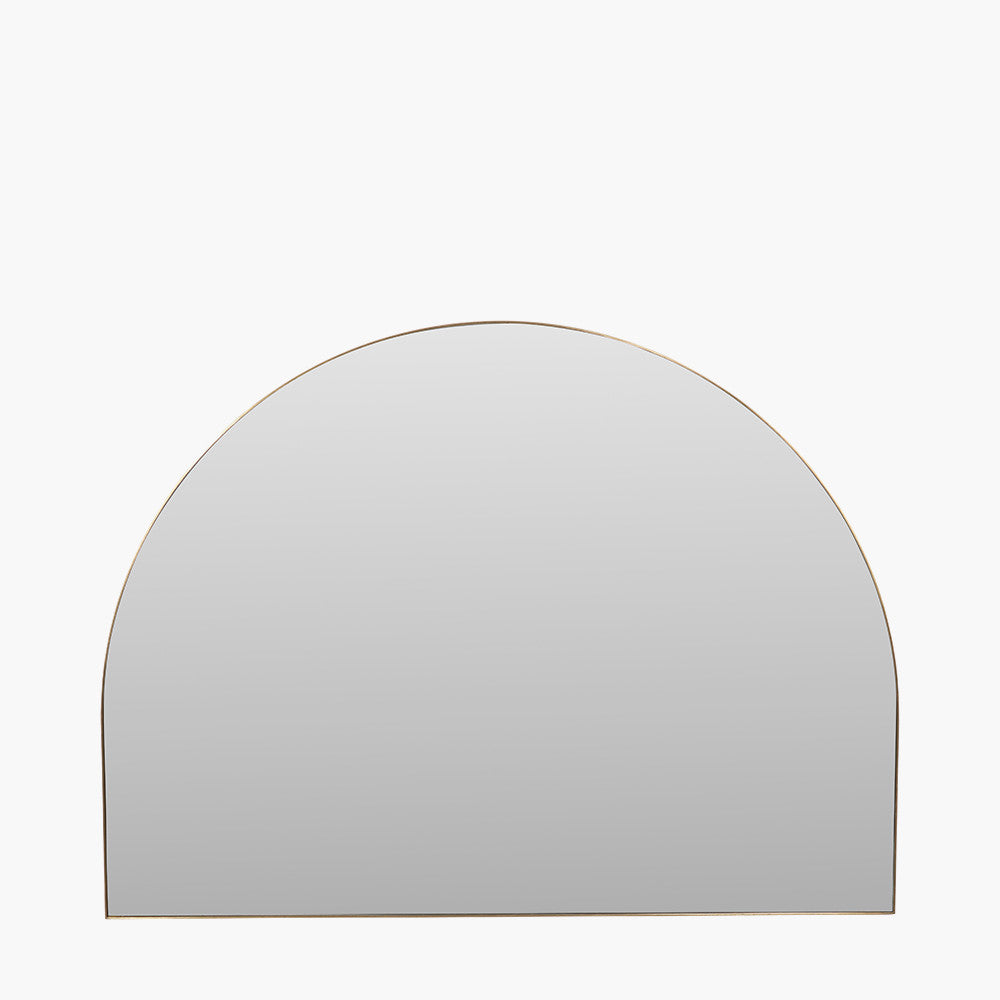Wide 120 cm x 90 cmArch Wall Mirror in Black or gold