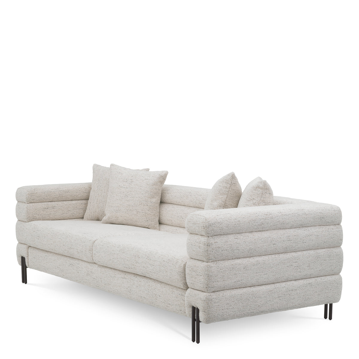 York Sofa with gold accents by Eichholtz