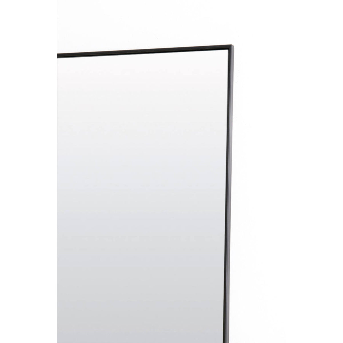 ZENA clear glass+black Large Mirror. 50 x 170 cm
