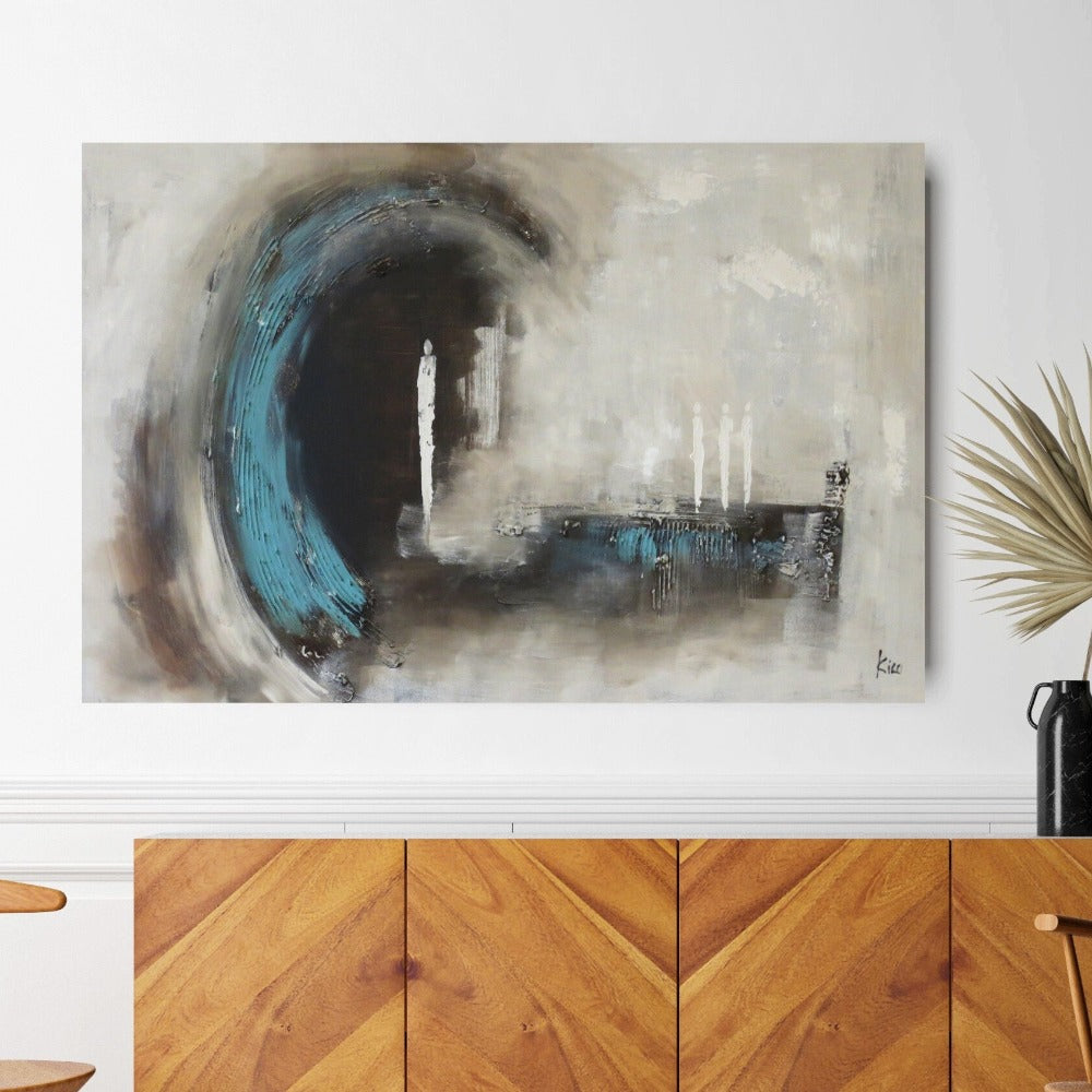 Ablo Original Artwork on canvas Limited Edition Hand make framed art work-Renaissance Design Studio