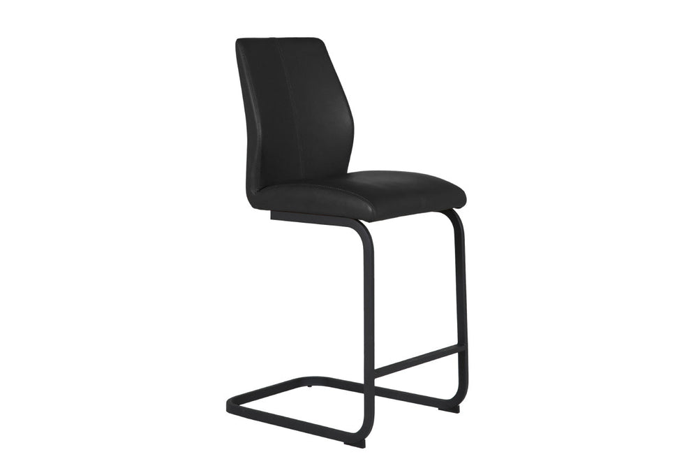 Adam counter stool with black frame