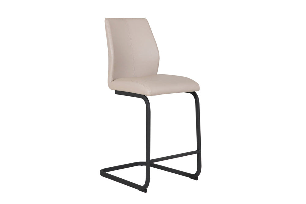 Adam counter stool with black frame