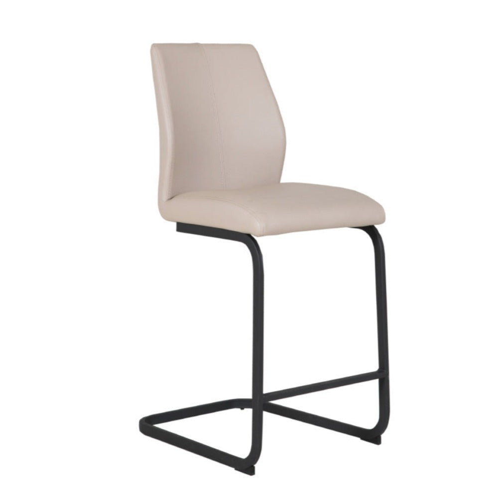 Adam counter stool with black frame