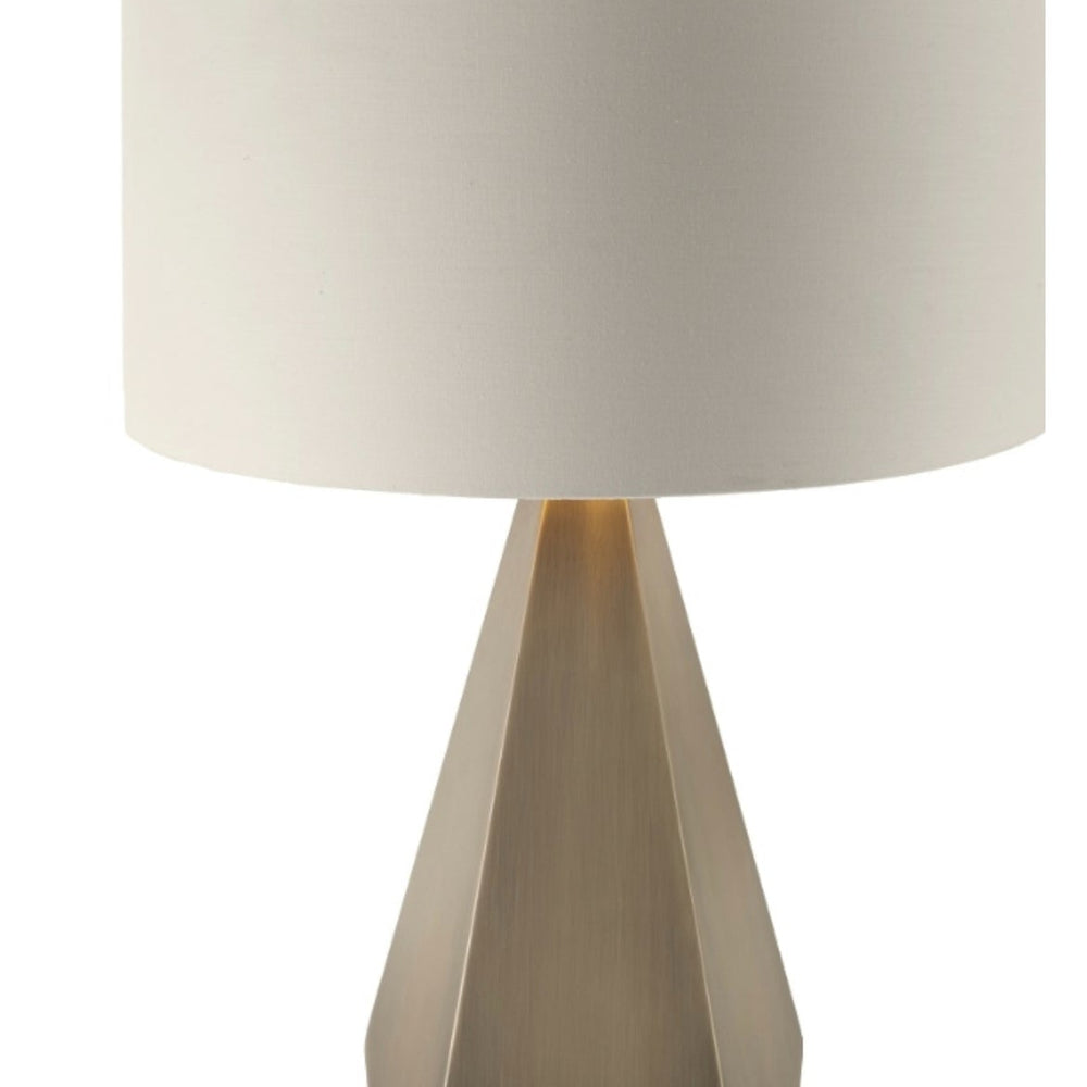 Agato Table lamp choose your tone gunmetal or antique brass.