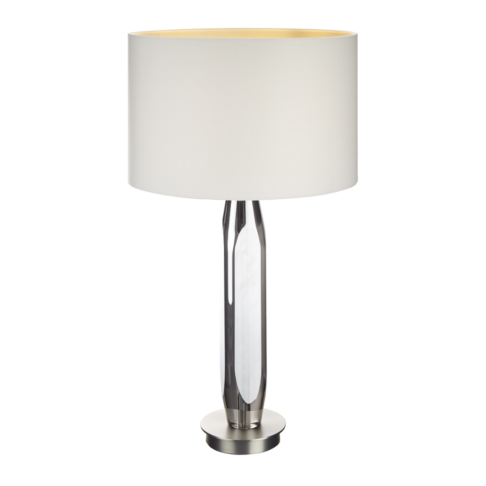 Agen table lamp smoked glass REDUCED last Few left-Table lamps-Renaissance Design Studio