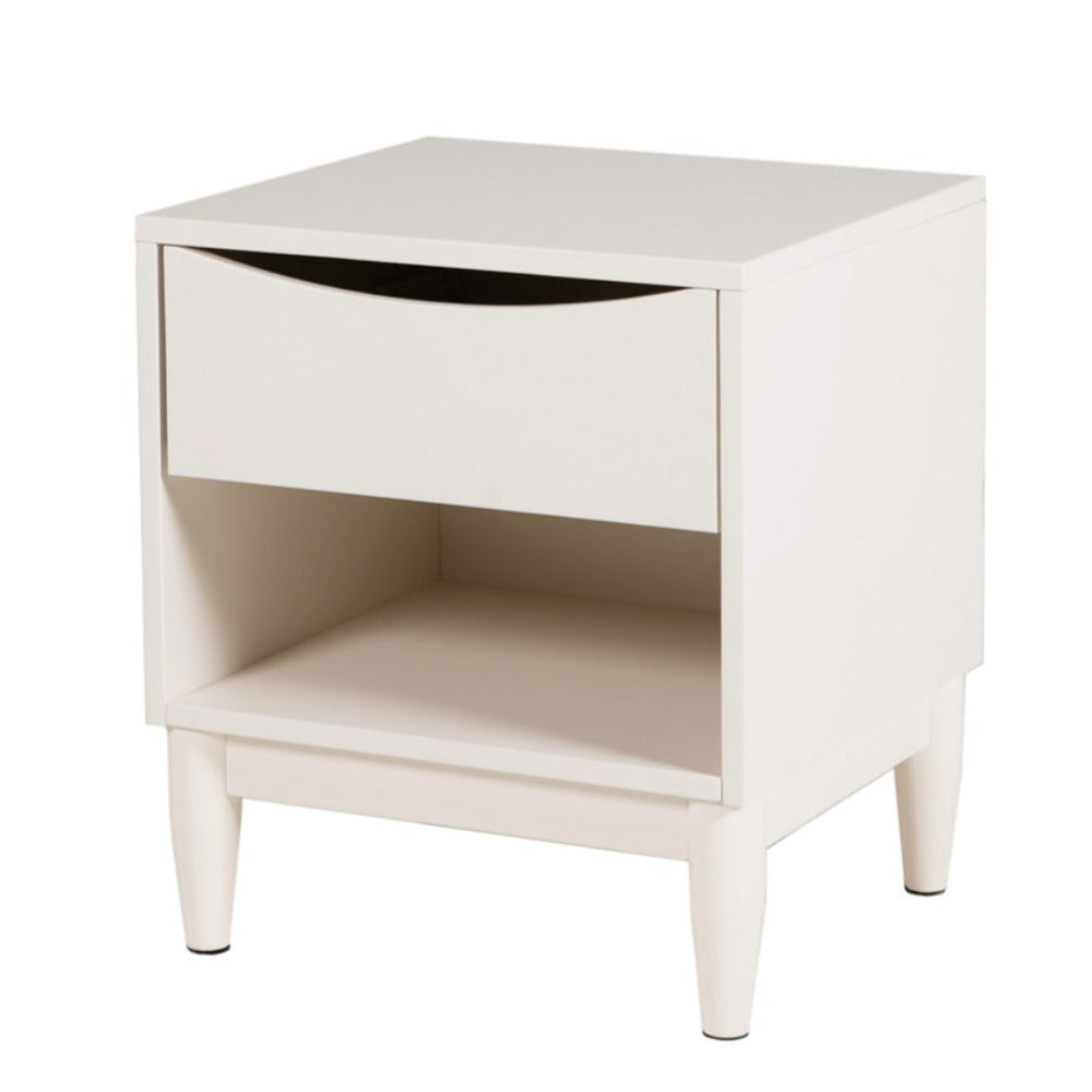 Alannah  Bedside Table in Grey or White