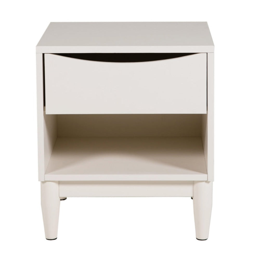 Alannah Bedside Table in Grey or White-bedside locket-Renaissance Design Studio