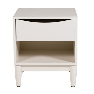 Alannah  Bedside Table in Grey or White