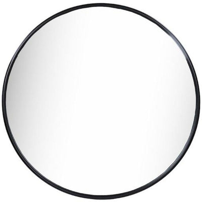 Alex AS  round Contemporary mirrors black 100 to 120 cm reduced