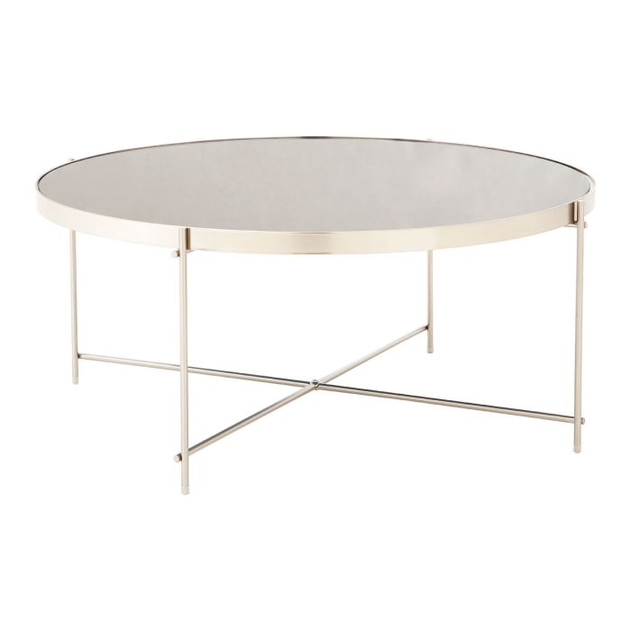 Ally Grey Mirrored Coffee Table-Coffee Table-Renaissance Design Studio