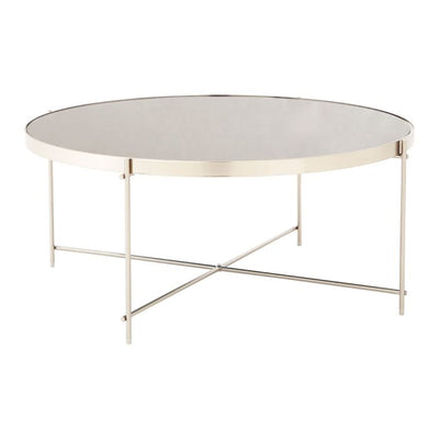 Ally Grey Mirrored Coffee Table