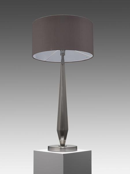 Aly table lamp in brushed nickel reduced last one