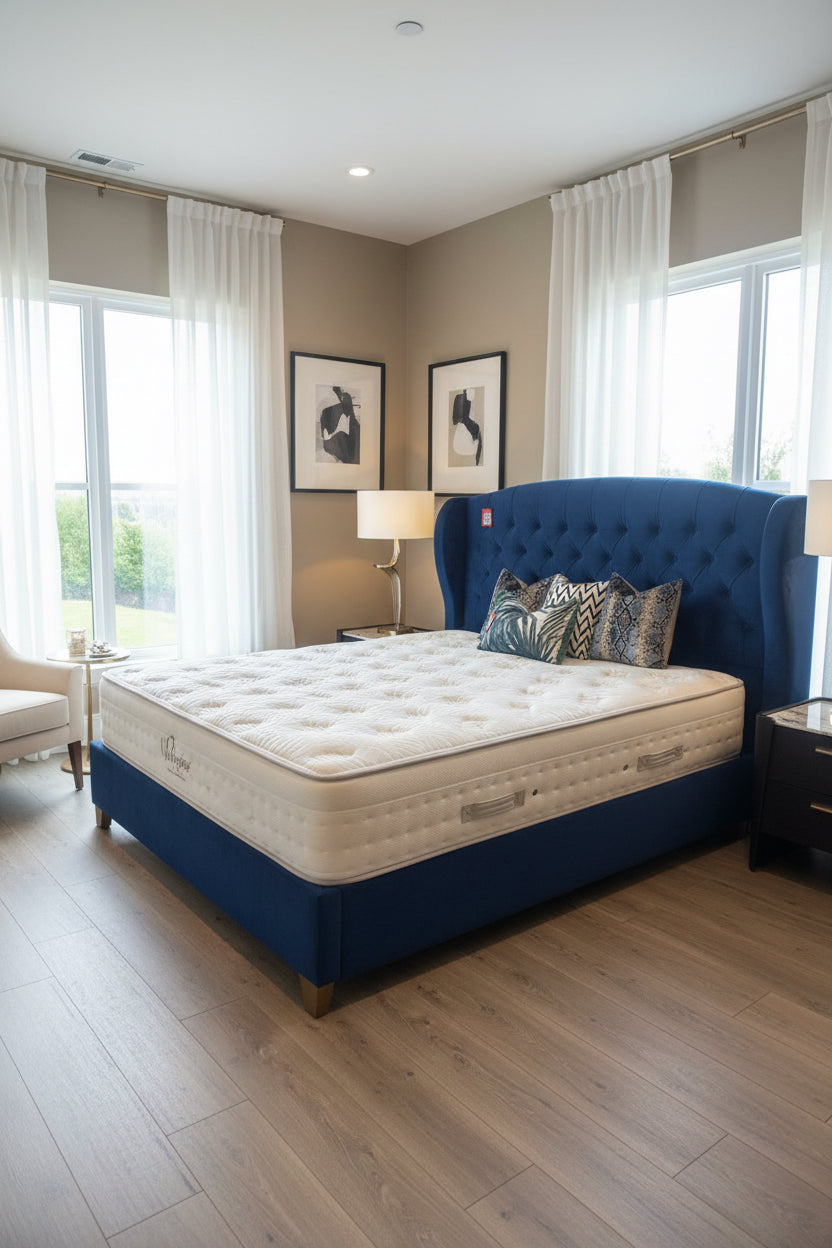 Amalfi Ottoman Super King gas lift bed last one ! Almost half price-Renaissance Design Studio