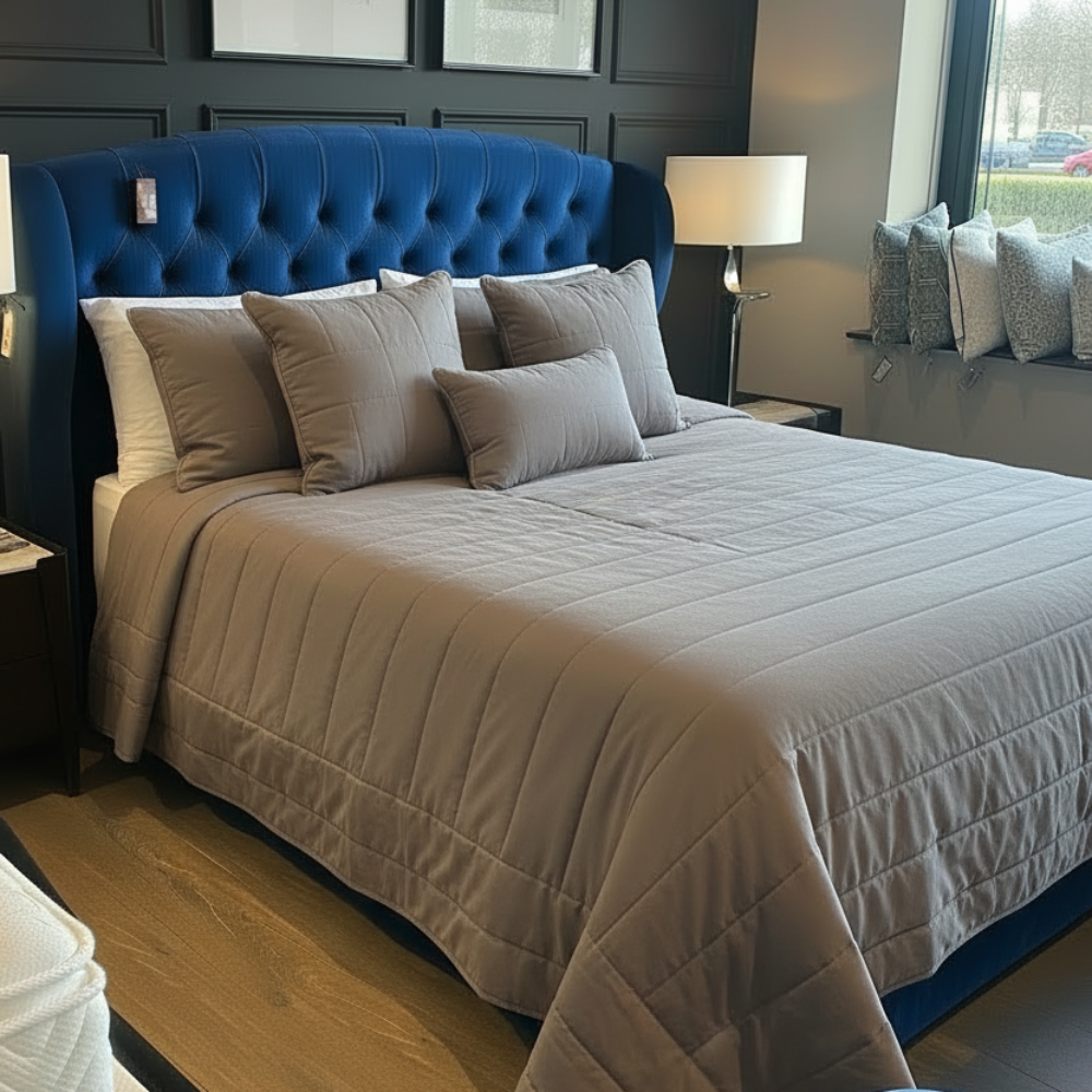 Amalfi Ottoman Super King gas lift bed last one ! Almost half price-Renaissance Design Studio