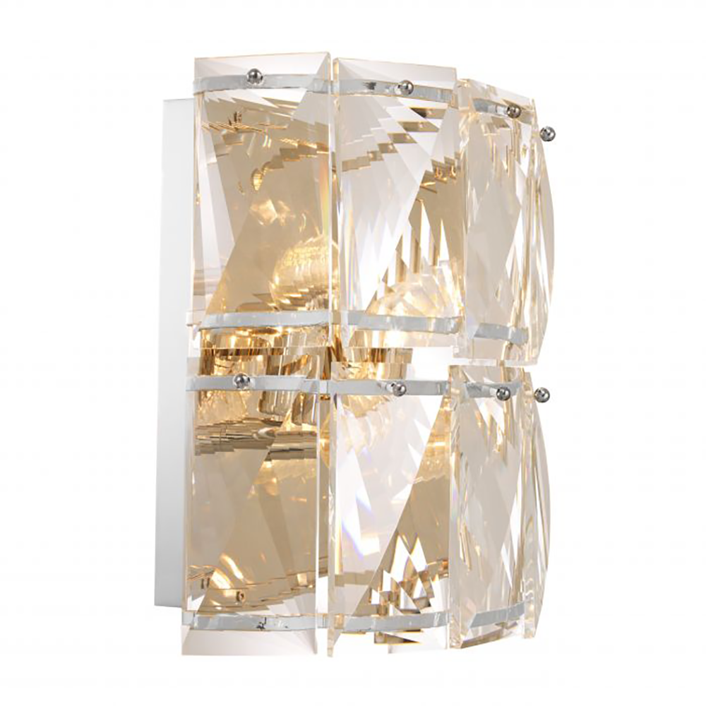 Amazone Crystal Wall Light in Clear by Eichholtz Ex Display Reduced-Wall Light-Renaissance Design Studio