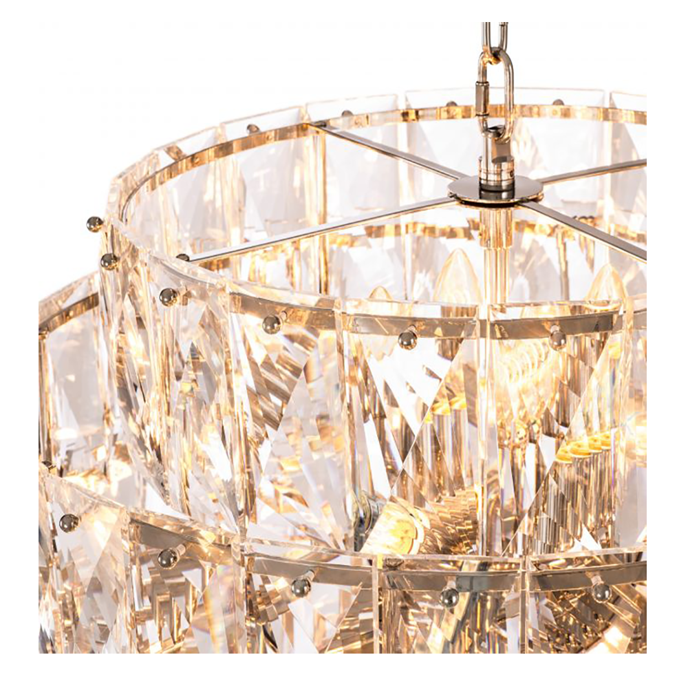 Amazone large Crystal Chandelier by Eichholtz reduced-Chandelier-Renaissance Design Studio