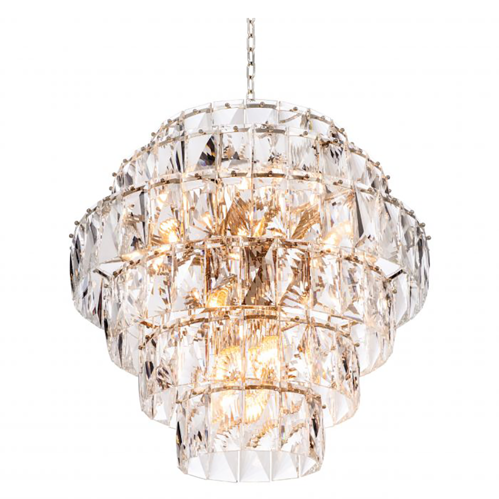 Amazone large Crystal Chandelier by Eichholtz reduced-Renaissance Design Studio