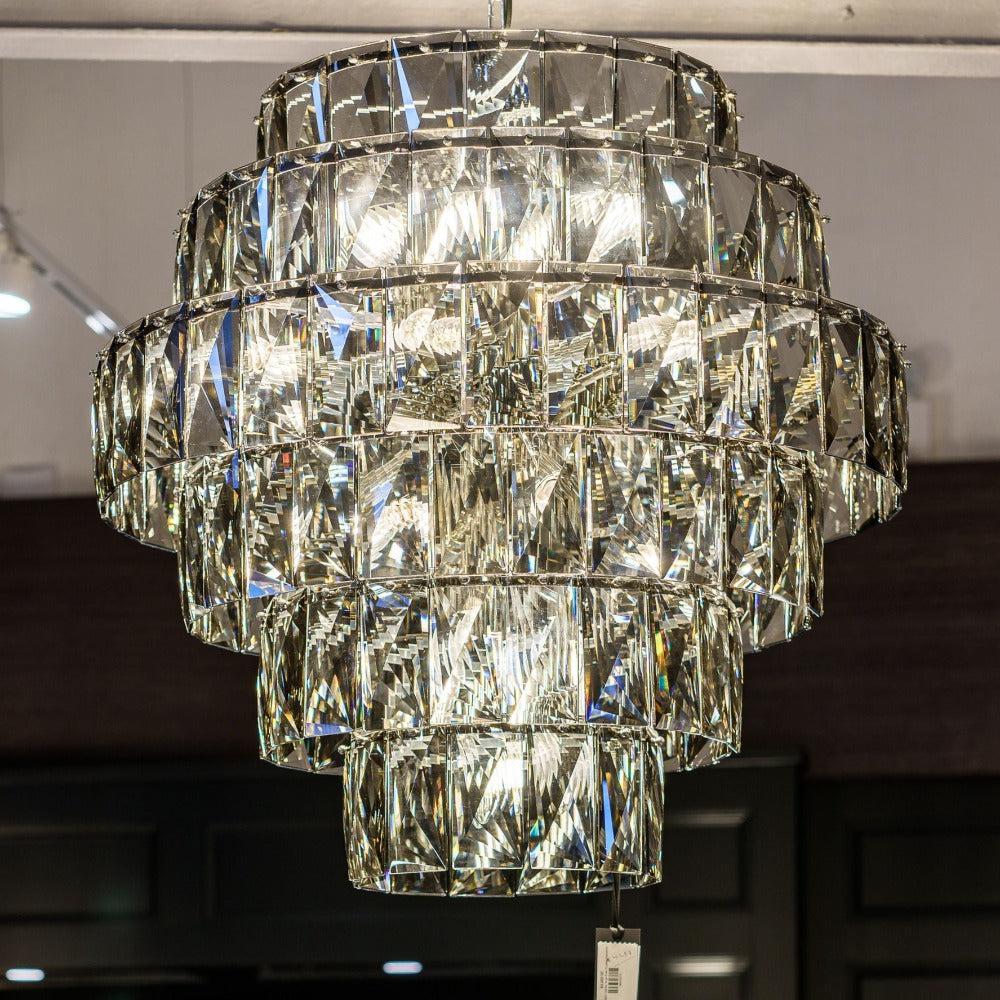 Amazone large Crystal Chandelier by Eichholtz reduced