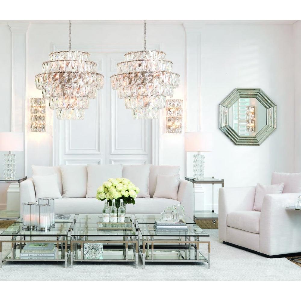 Amazone large Crystal Chandelier by Eichholtz reduced