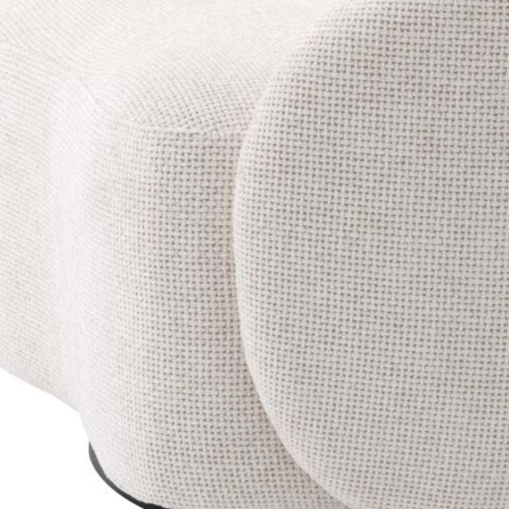 Amore swivel armchairs by Eichholtz in white Lyssa