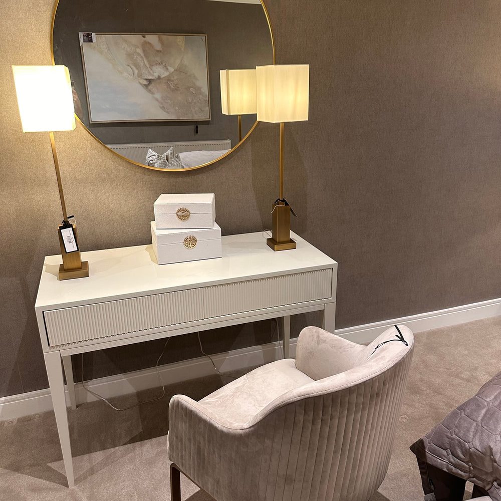 Amur White or Grey Dressing Table reduced