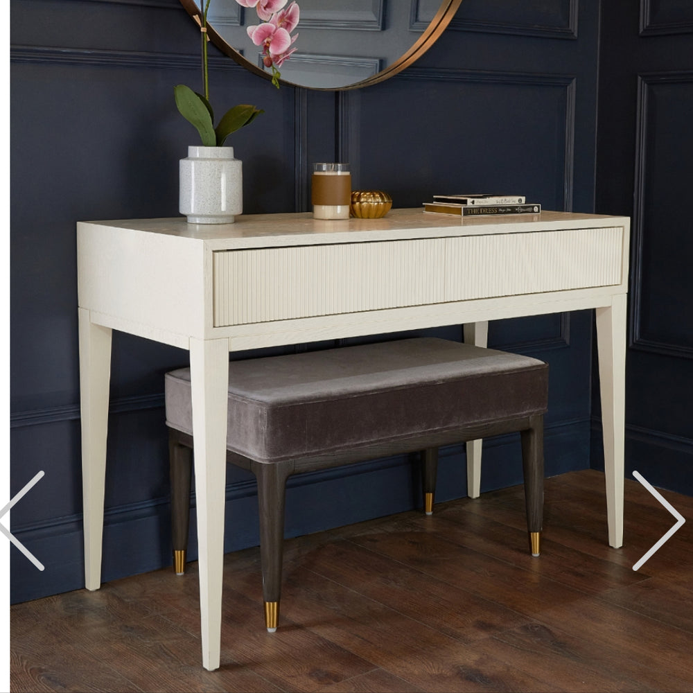 Amur White or Grey Dressing Table reduced