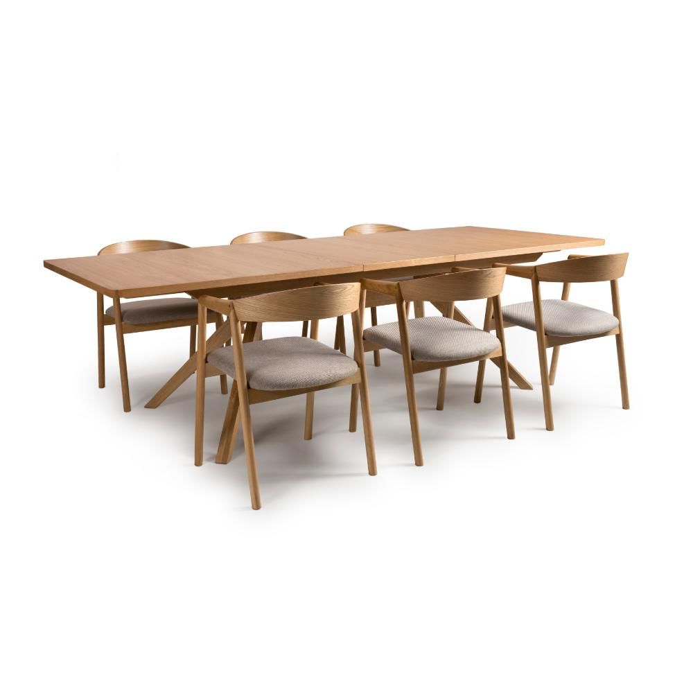Andrew  large and extra wide  extending dining table.
