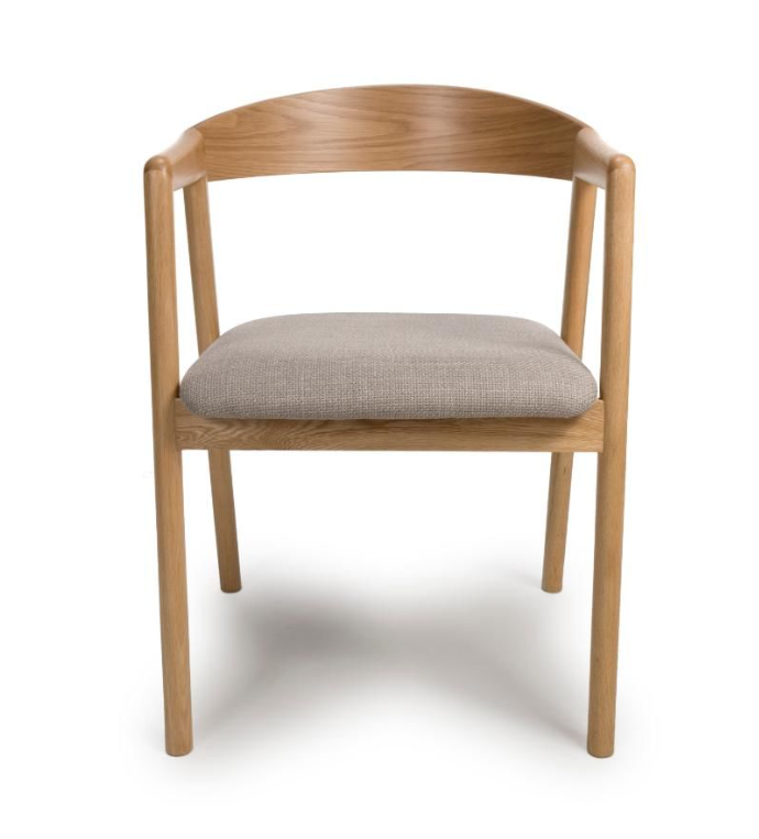 Andrew natural oak Dining Chair-Renaissance Design Studio