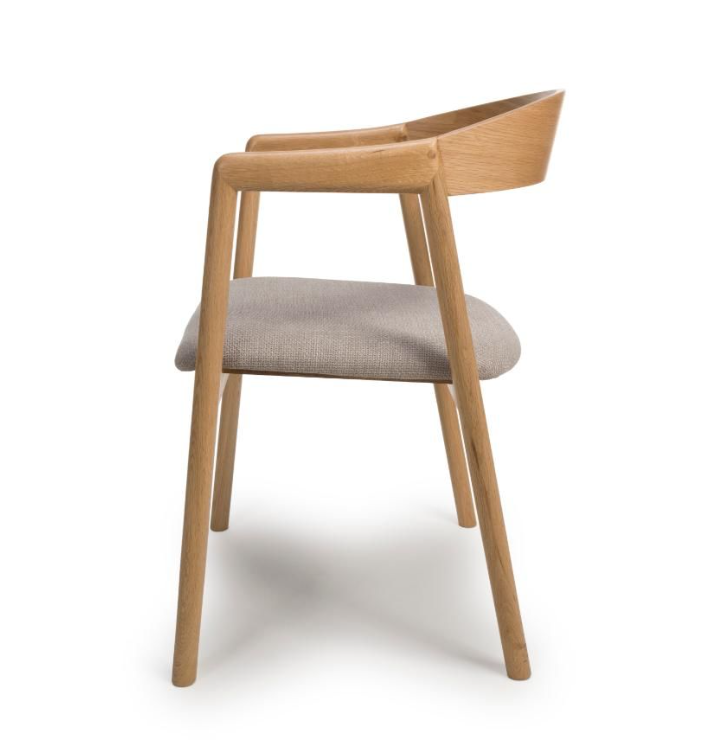 Andrew natural oak Dining Chair-Renaissance Design Studio