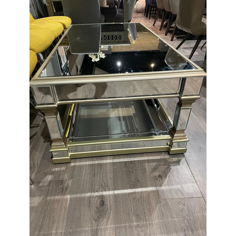 Apollo Mirrored Large Coffee Table 130cm-Renaissance Design Studio