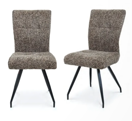 Arabella Dining Chair in textured fabric . So comfy !