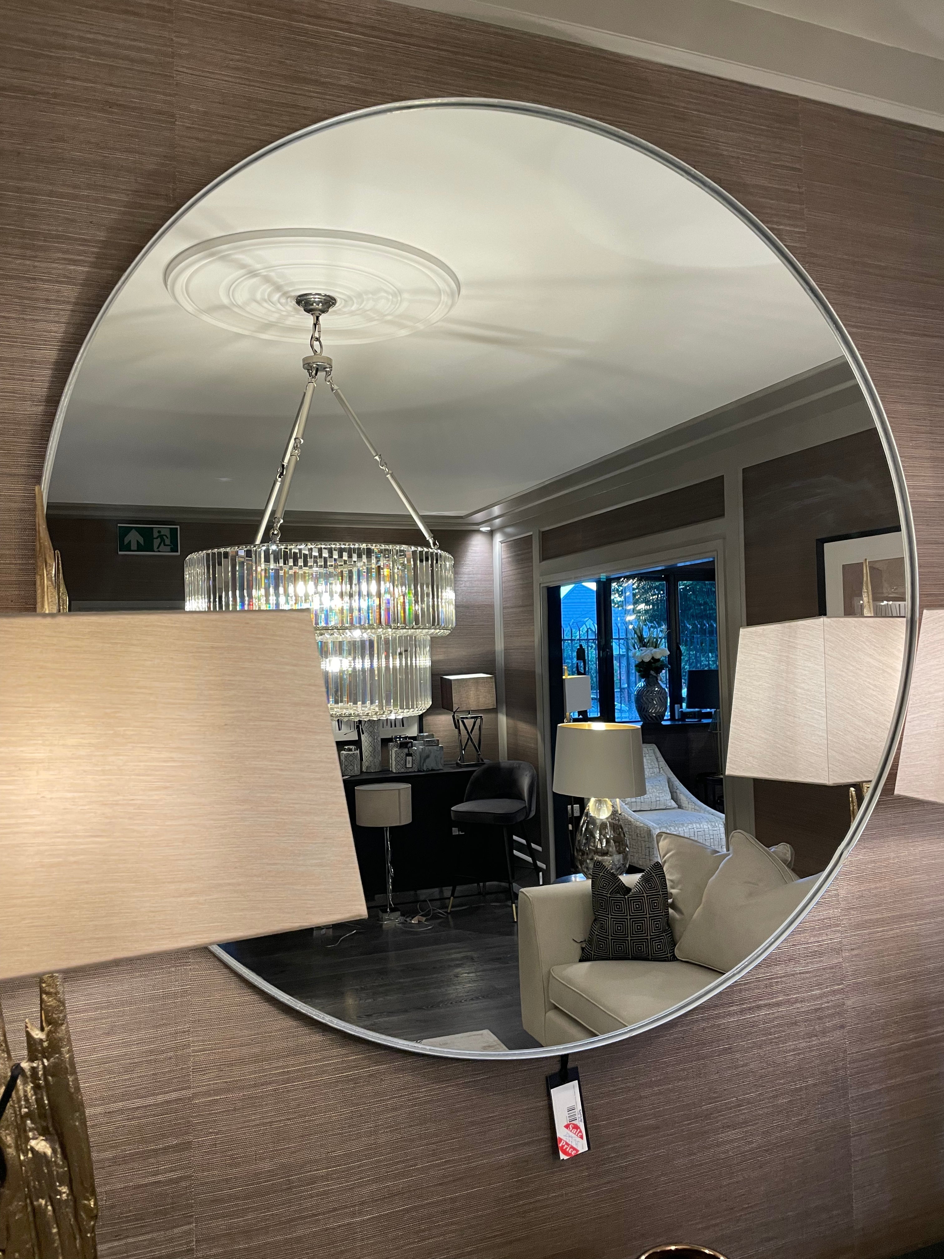Arlene 120 cm round mirrors reduced SALE price-Renaissance Design Studio