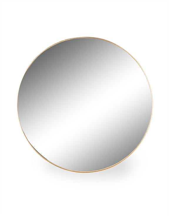 Arlene Round Mirror Gold Or Silver 70cm-Renaissance Design Studio