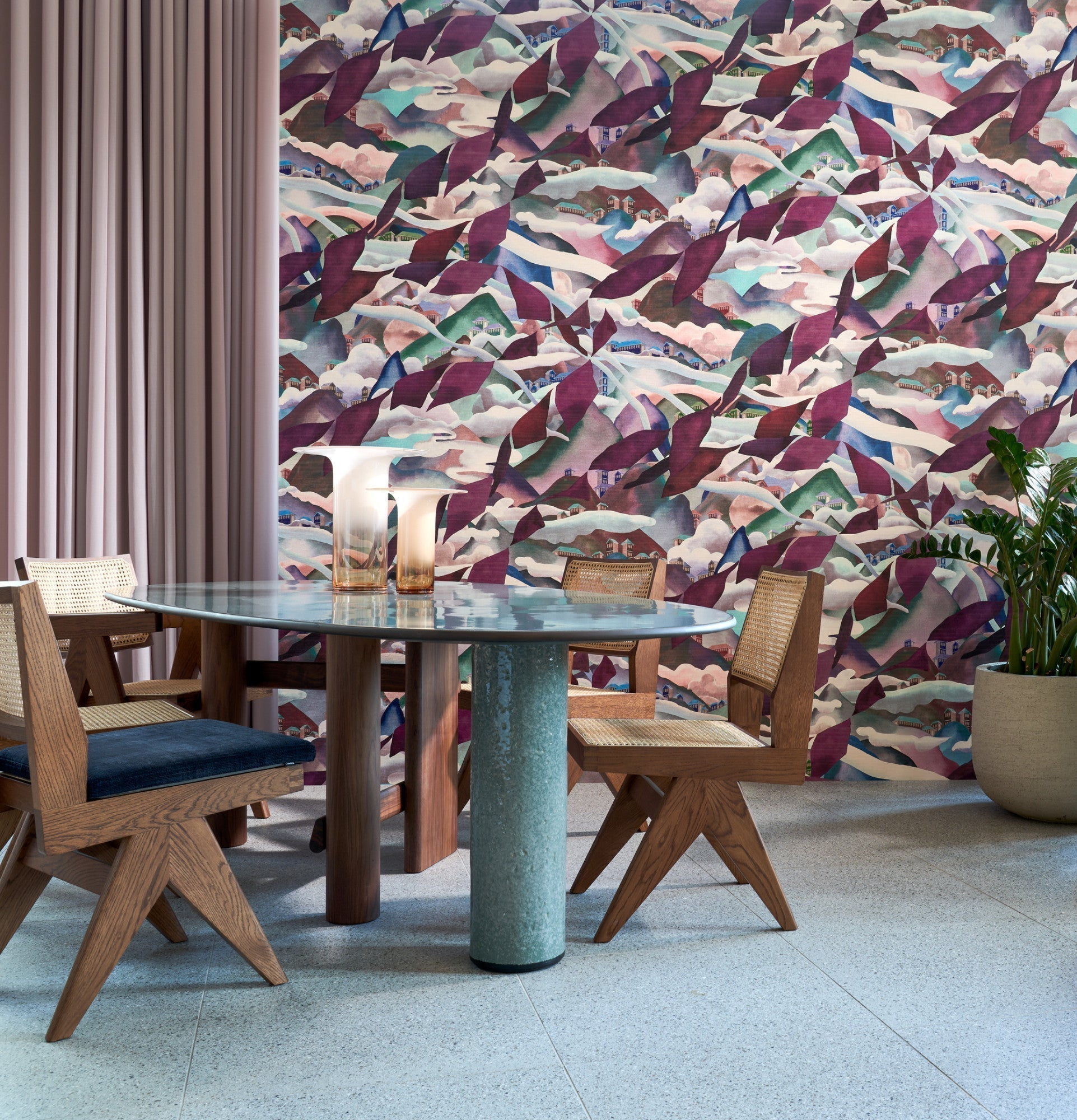 Arte Manali designer wallpaper per s m-Designer wallpaper-Renaissance Design Studio