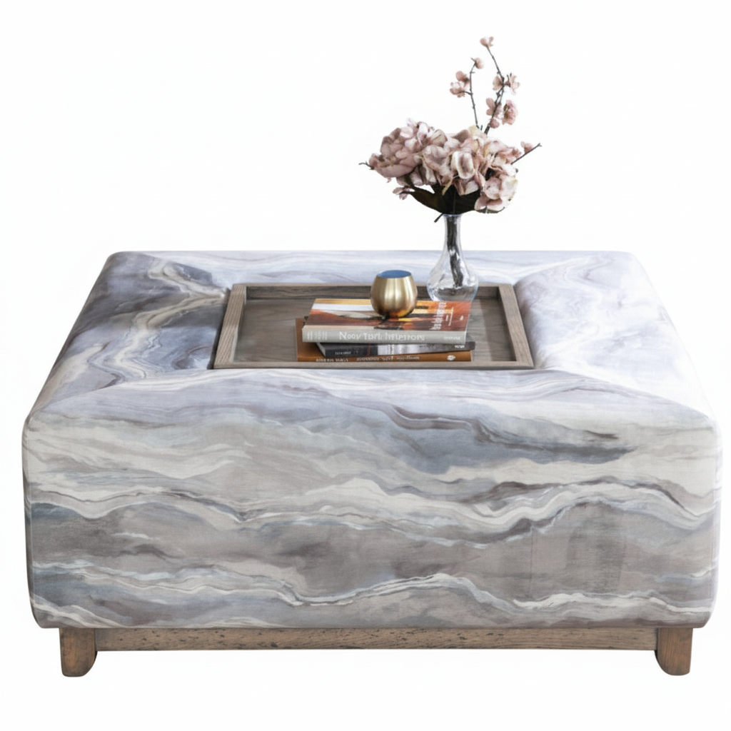 Atlantic Square Footstool Ottoman