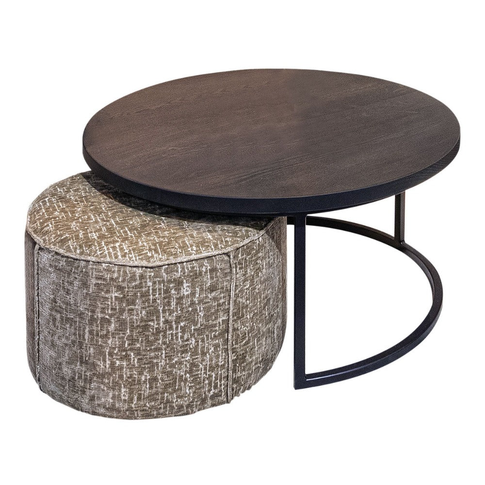 August coffee table and stool combo bespoke-Renaissance Design Studio