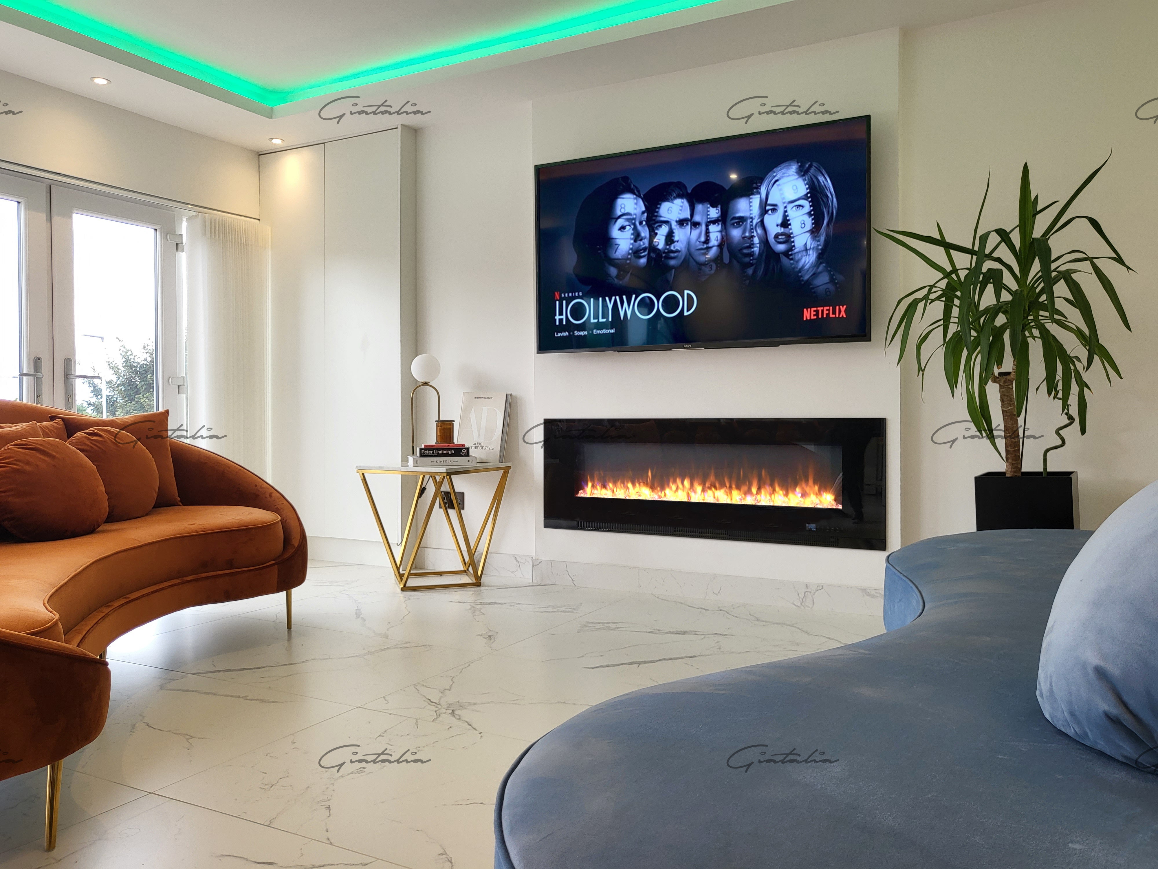 Aurora Electric Fire Insert-Renaissance Design Studio