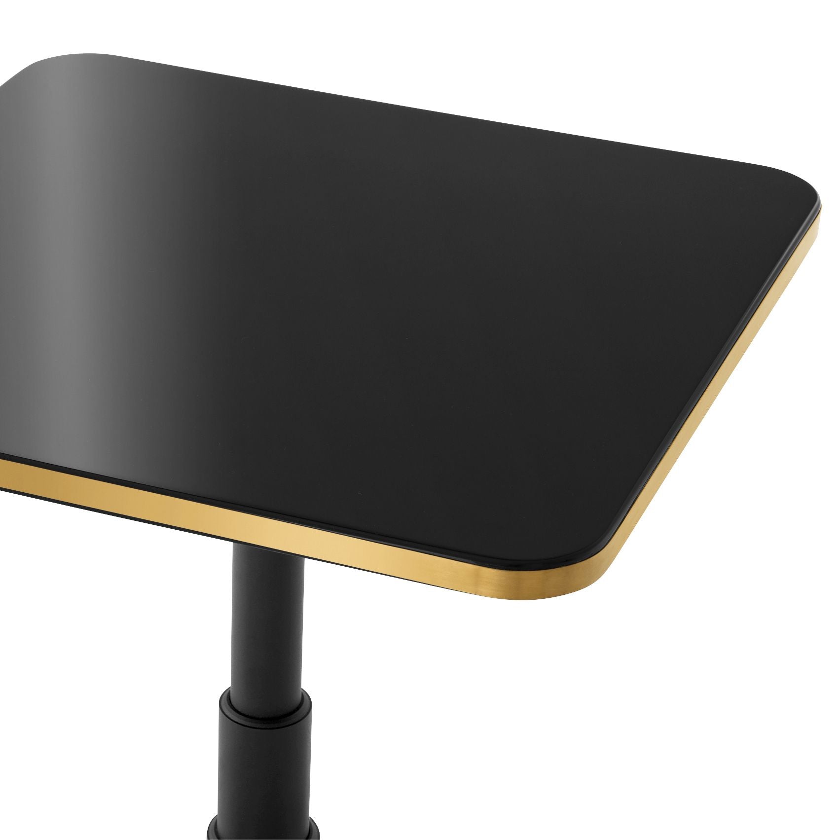 Avoria bistro dining table with black top by Eichholtz-bistro table-Renaissance Design Studio